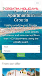 Mobile Screenshot of croatia-holidays.net